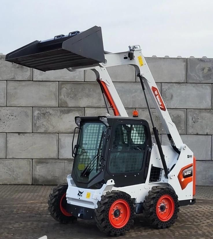 New Bobcat S510 skid-steer loader with bucket raised